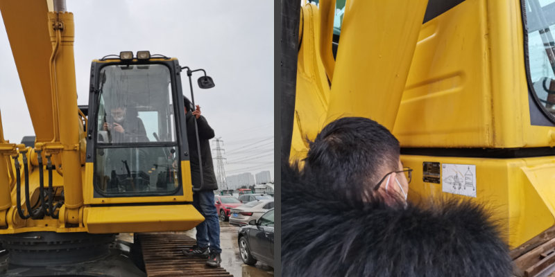 Used Excavator Inspection