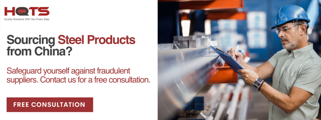 Fraudulent Steel Supplier